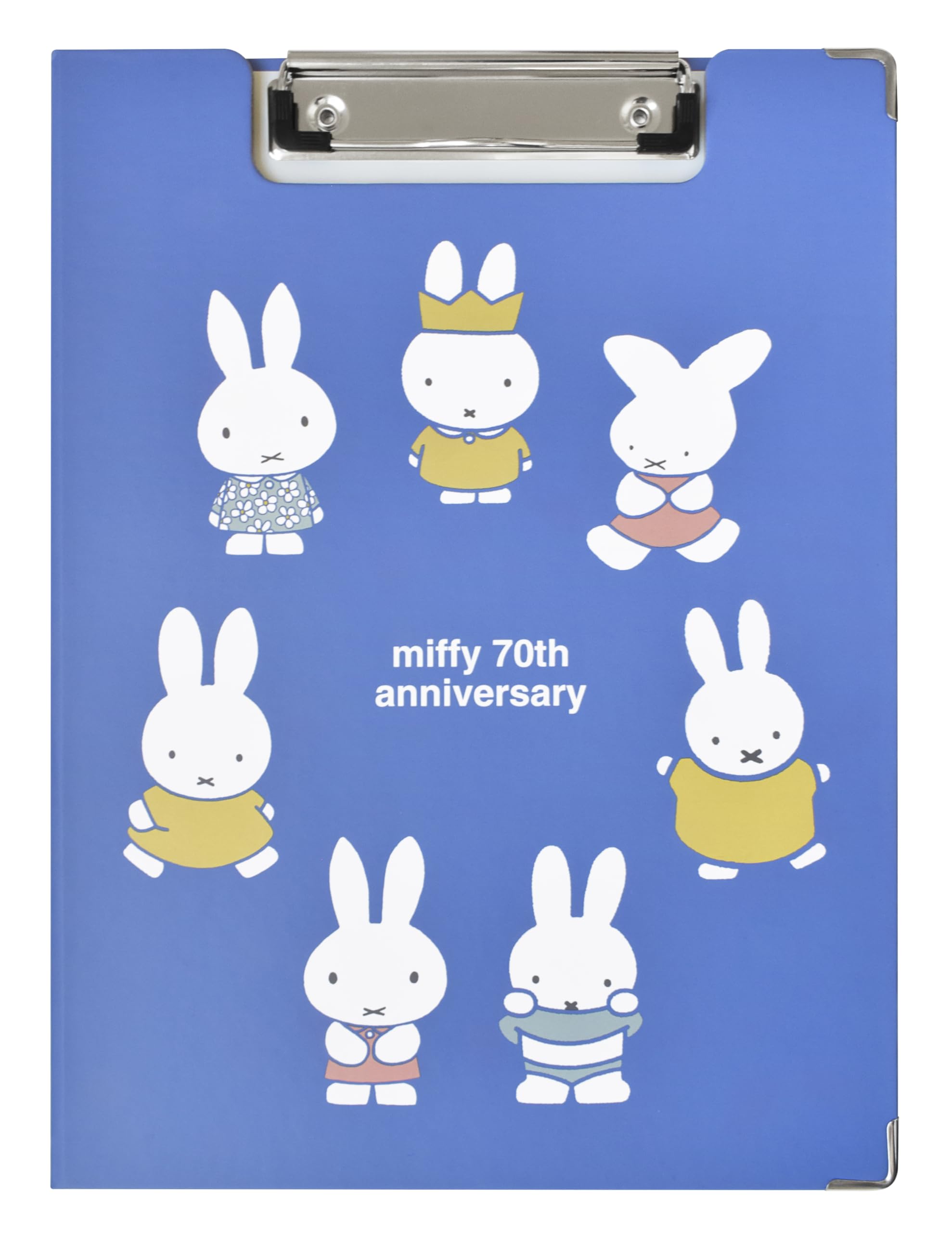 Amazon | ミッフィー クリップボード 70th anniversary ブルー